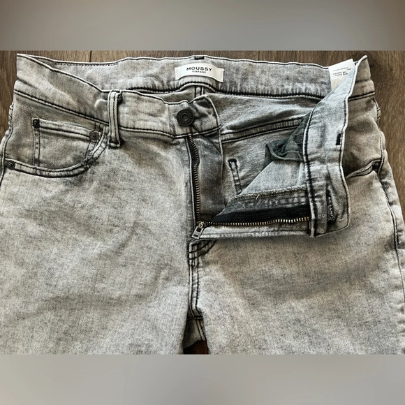 Moussy Vintage Gray Jeans Size 29 - Picture 9 of 13